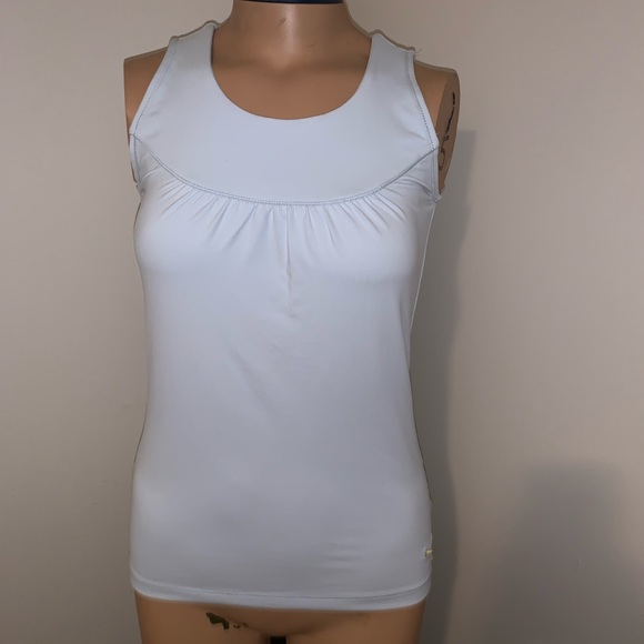 Puma Tank Top Women Medium Light Powder Blue New - Picture 1 of 8